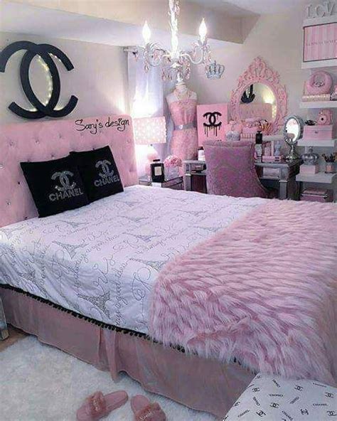 chanel bedroom ideas|girly chanel bedroom decor.